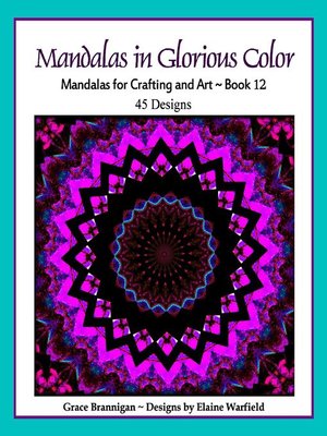 cover image of Mandalas in Glorious Color Book 12